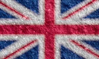 textura de la bandera de inglaterra como fondo foto