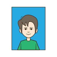 ilustración de vector de avatar de retrato