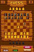 Chess game UI, interface and button set. vector