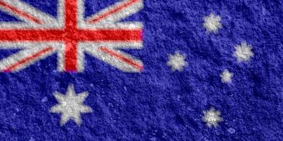 texture of australian flag as background photo