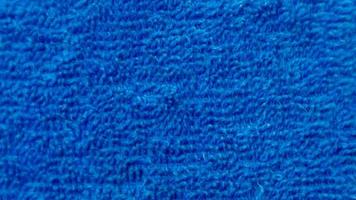 textura de toalla azul como fondo foto