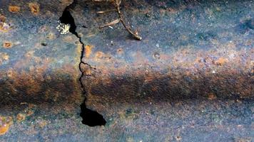 textura de zinc oxidado como fondo foto