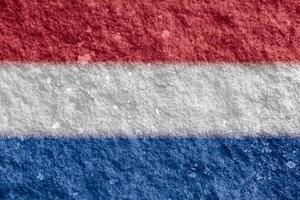 netherlands flag texture as background photo