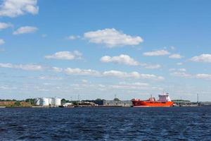 Views of the surroundings of Riga from Daugava photo