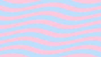 animierte Linien und Streifen in Pink und Hellblau. wellenanimation und zukünftiger geometrischer musterbewegungshintergrund. 4k video