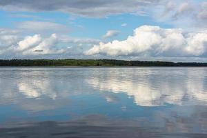 Latvian lake landscapes in summer photo