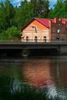 Old Houses in the Latvian country side photo