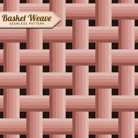 Colorful Basket Weave Seamless Pattern vector