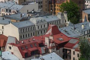 riga desde arriba en el verano foto