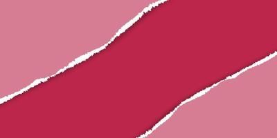 torn paper banner in magenta colour vector