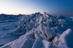 Ice Drifts in the Baltic Sea photo