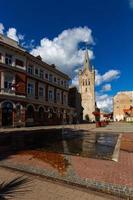 ciudad de cesis en el verano foto