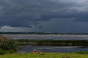 Lake Landscapes of Latvia in Summer photo