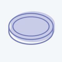 Icon Lens Filter. related to Photography symbol. two tone style. simple design editable. simple illustration vector