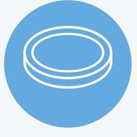 Icon Lens Filter. related to Photography symbol. blue eyes style. simple design editable. simple illustration vector