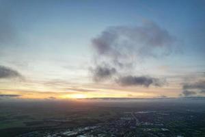 Aerial Footage of City During Clear Night photo