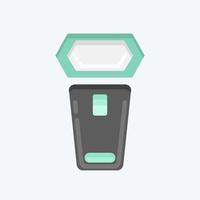 Icon On Camera Lighting. related to Photography symbol. flat style. simple design editable. simple illustration vector