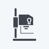 Icon Darkroom Equipment. related to Photography symbol. glyph style. simple design editable. simple illustration vector