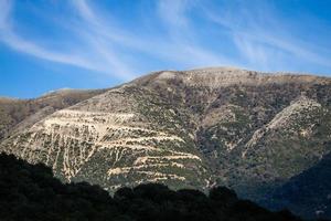 paisajes del parque natural tzoumerka foto