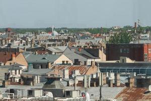 riga desde arriba en el verano foto