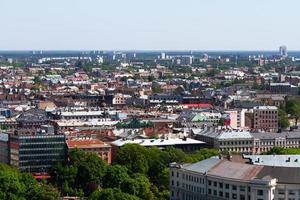 riga desde arriba en el verano foto