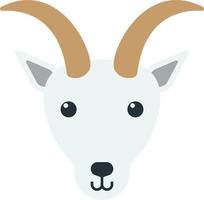 goat illustration in minimal style vector