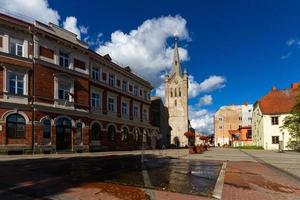 ciudad de cesis en el verano foto