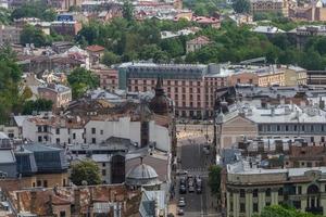 riga desde arriba en el verano foto