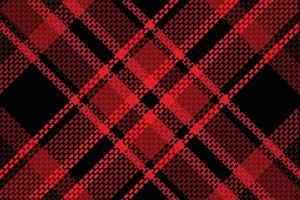 Tartan plaid with dark color pattern. vector