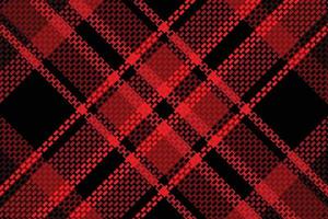 Tartan plaid with dark color pattern. vector