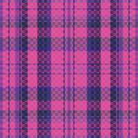 Tartan or plaid dark color pattern. vector