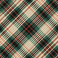 Tartan plaid pattern with dark color. vector