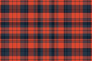 Tartan plaid pattern with dark color. vector