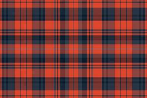 Tartan plaid pattern with dark color. vector