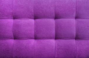 Purple suede leather background, classic checkered pattern for furniture, wall, headboard photo