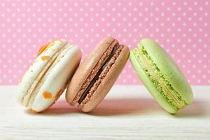 French macaroons .Dessert photo