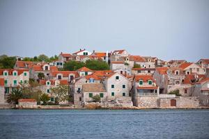 Village Sepurine, Prvic island, view from the sea photo