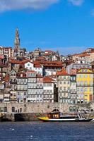 descripción general del casco antiguo de oporto, portugal foto