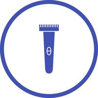 Unique Shaving Machine Vector Glyph Icon