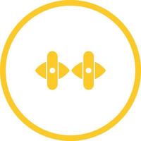 Unique Cuff Links Vector Glyph Icon