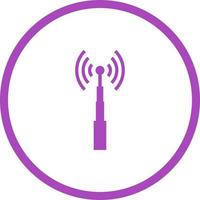 Unique Telecom Tower Vector Glyph Icon