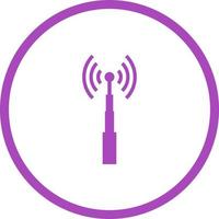 Unique Telecom Tower Vector Glyph Icon