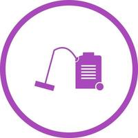 Unique vacuum Cleaner Glyph Vector Icon