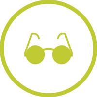 Unique Sunglasses Vector Glyph Icon