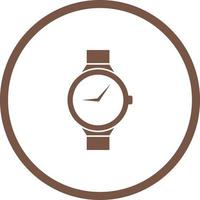 Unique Casual Watch Vector Glyph Icon