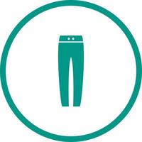 Unique Warm Trouser Vector Glyph Icon