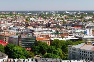 riga desde arriba en el verano foto