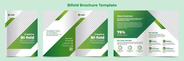 Creative Corporate Business Bifold Brochure Template Design, abstract business Bifold brochure, vector brochure template design. Brochure design, cover, annual report, poster, Bifold flyer