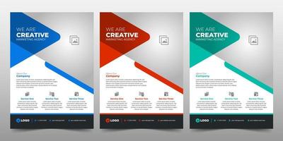 Creative Corporate Business Flyer Brochure Template Design, abstract business flyer, vector template design