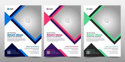 Creative Corporate Business Flyer Brochure Template Design, abstract business flyer, vector template design